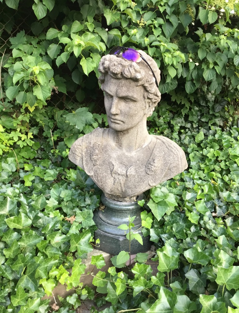 Garden Detail - Antique Bust